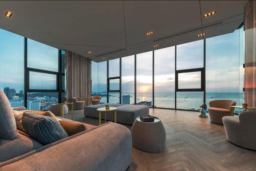 Central Pattaya - Sea View Large Balcony Condo With Infinity Pool Exteriér fotografie
