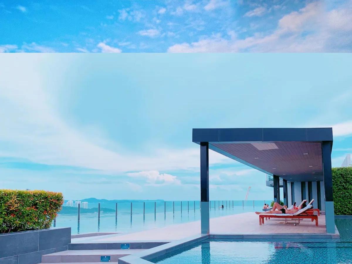 Central Pattaya - Sea View Large Balcony Condo With Infinity Pool Exteriér fotografie